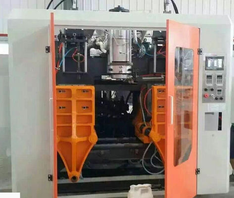 5 लीटर एक्सट्रूज़न ब्लो मोल्डिंग मशीन 22KW पीएलसी कंट्रोल