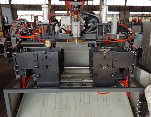 डबल स्टेशन 1000ml पीई बोतल एक्सट्रूज़न ब्लो मोल्डिंग मशीन 7.5kw