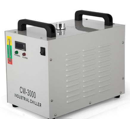 10L / न्यूनतम औद्योगिक 60HZ चिलर Cw 3000 19kg अंदर उच्च गति वाले पंखे से लैस है