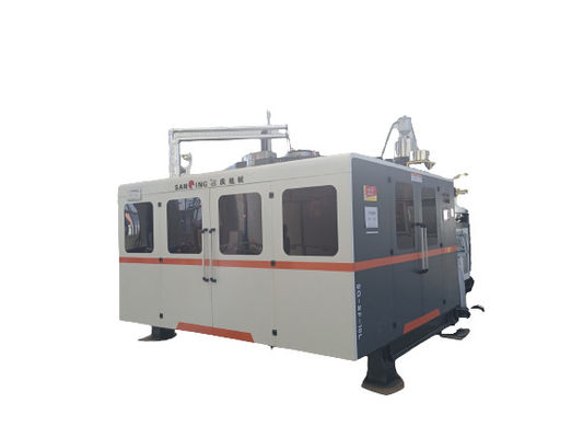 3l 6 मोल्ड्स रोटरी ब्लो मोल्डिंग मशीन सर्वो मोटर